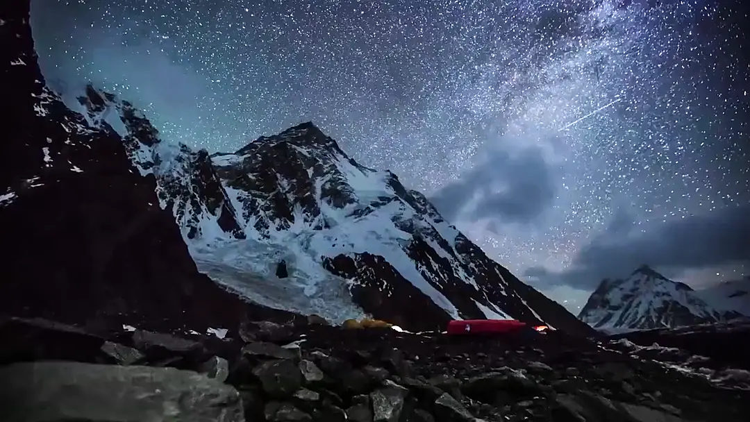 星空の山頂